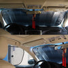 130*60CM Car Sun Shade UV Visiere Protection Curtain Sunshade Film Windshield Visor Front Windshield Sunshade Cover Picnic Mat