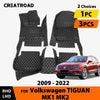 Car Floor Mats For Volkswagen VW Tiguan 2007-2022 MK1 MK2 2.0TSI  280TSI  330TSI 380TSI Custom Auto Carpet interior accessories