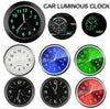 Car Clock Luminous Automobiles Internal Stick-On Mini Digital Watch Mechanics Quartz Clocks Auto Ornament Car Accessories